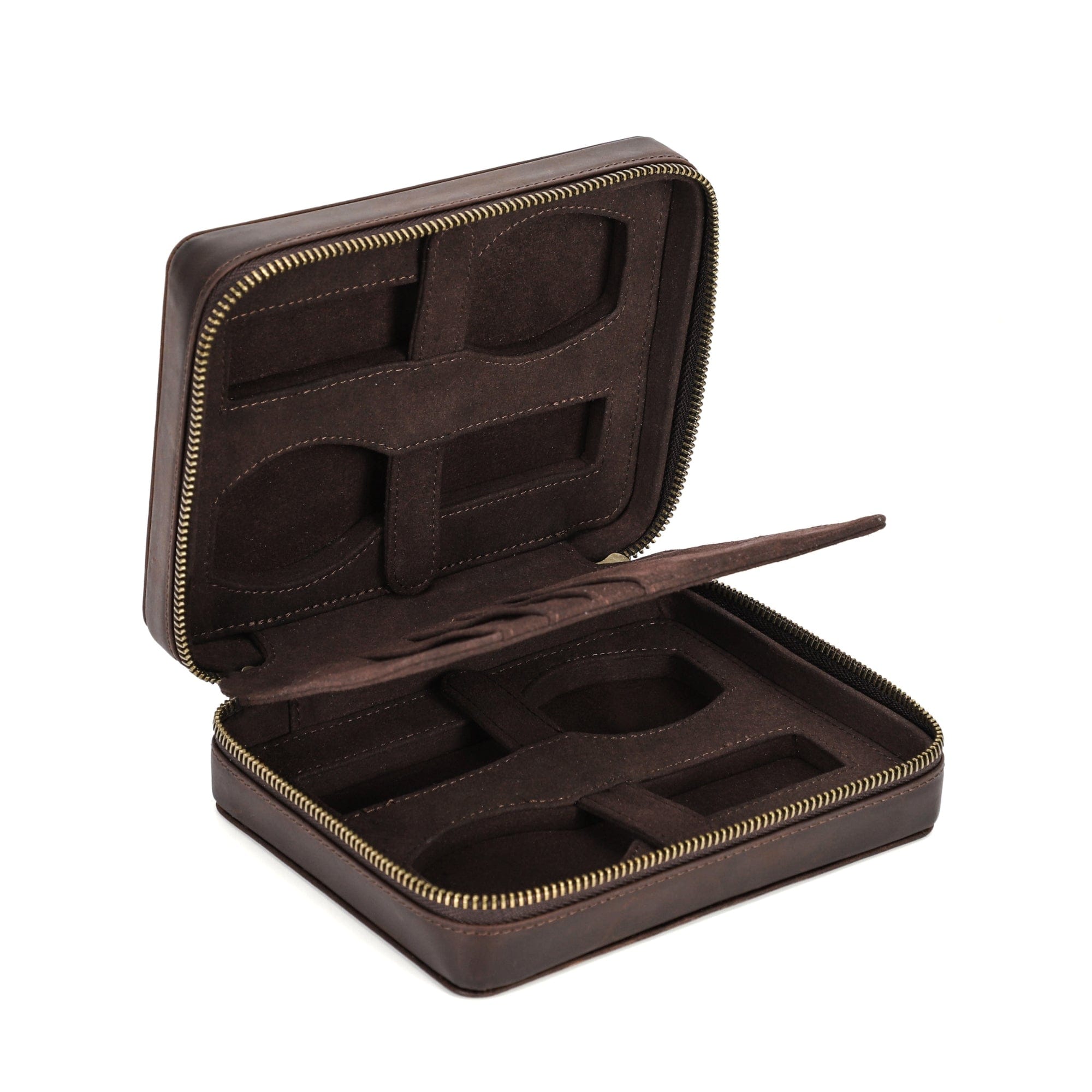 4-Slot Watch Smart Case, Passport Holder and Cards Organiser