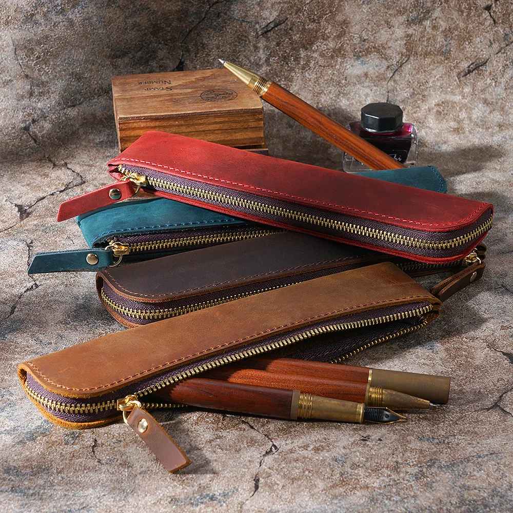 THE RAVAGER – FULL GRAIN LEATHER SINGLE PEN CASE