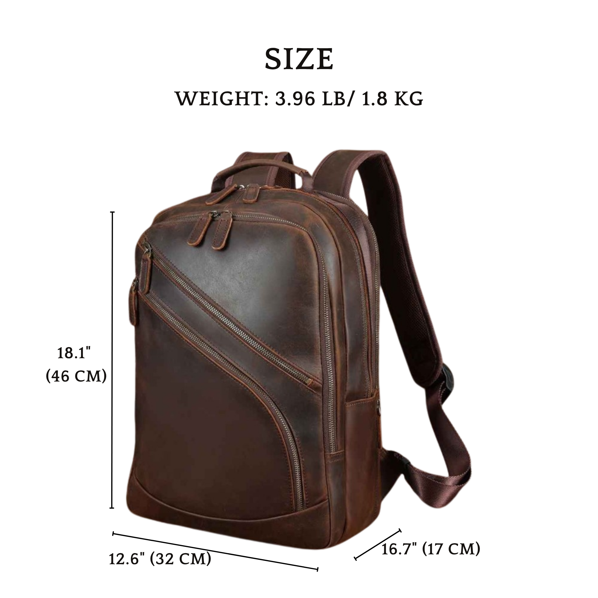 THE WAYFARER – FULL GRAIN LEATHER BACKPACK