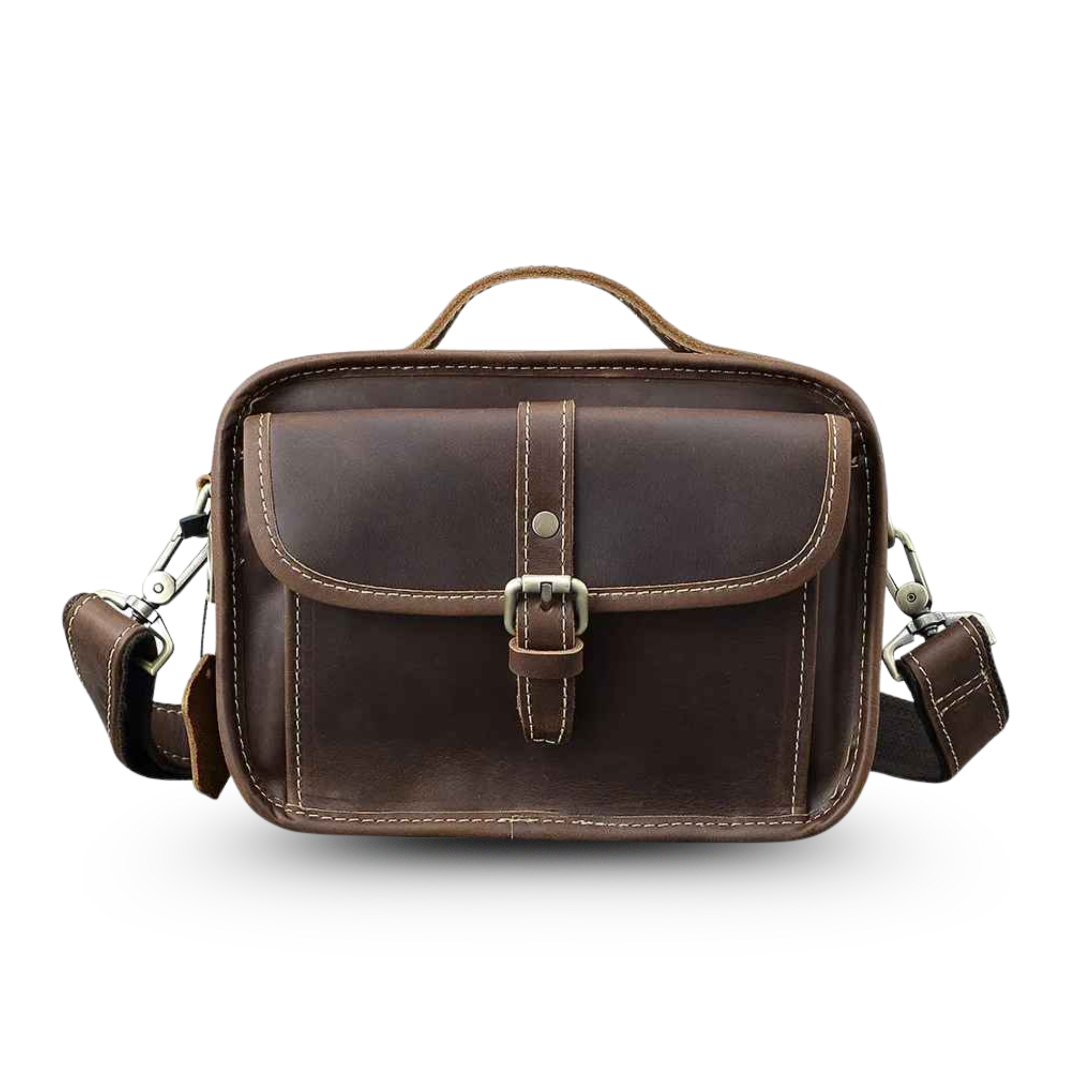 THE RAVELINE – FULL GRAIN LEATHER CROSSBODY BAG