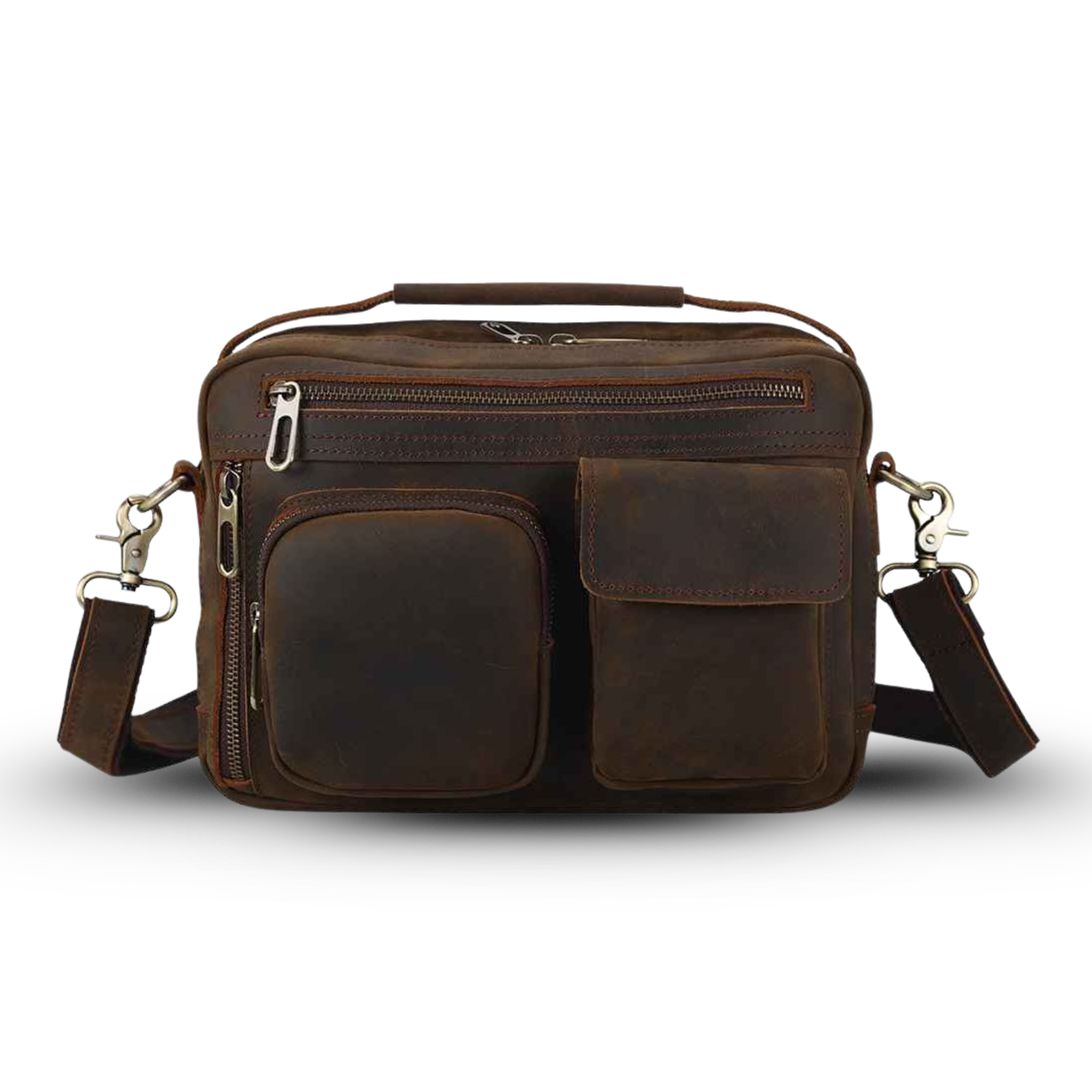 THE CLIMBER – COWHIDE LEATHER CROSSBODY BAG