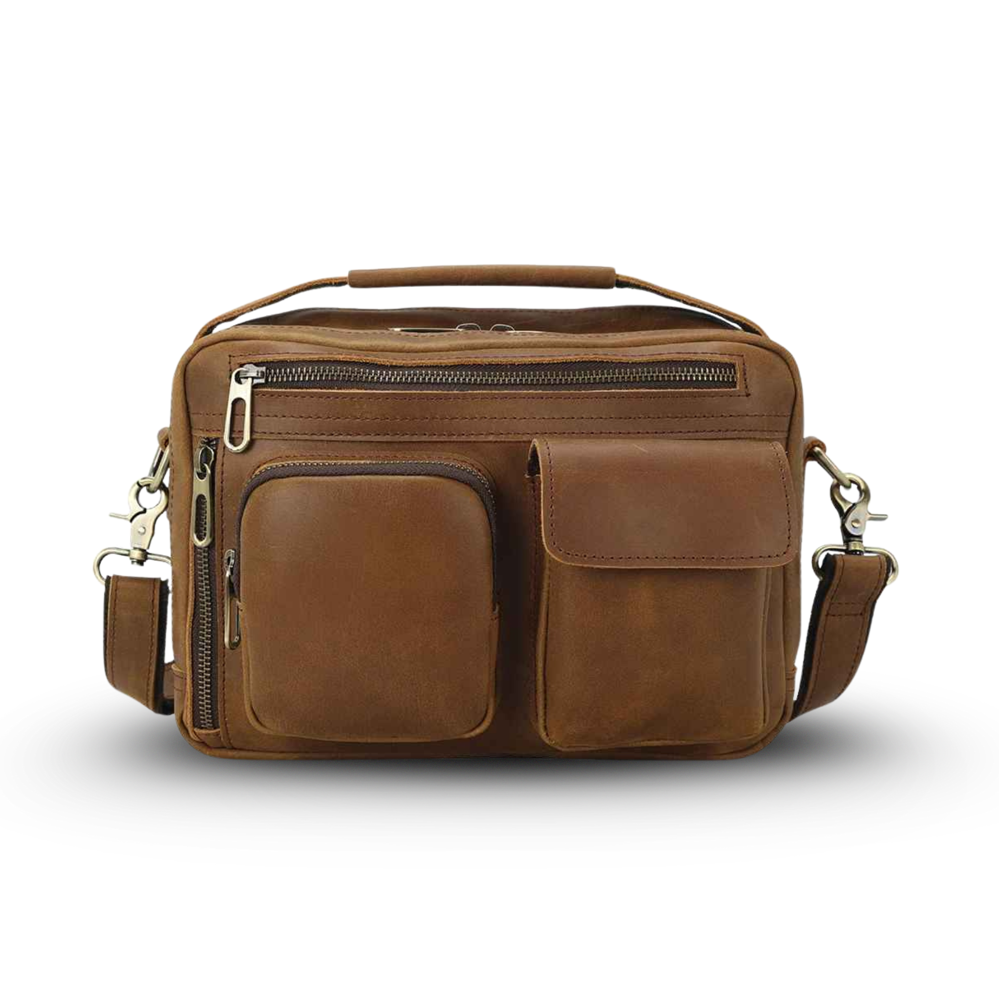 THE CLIMBER – COWHIDE LEATHER CROSSBODY BAG