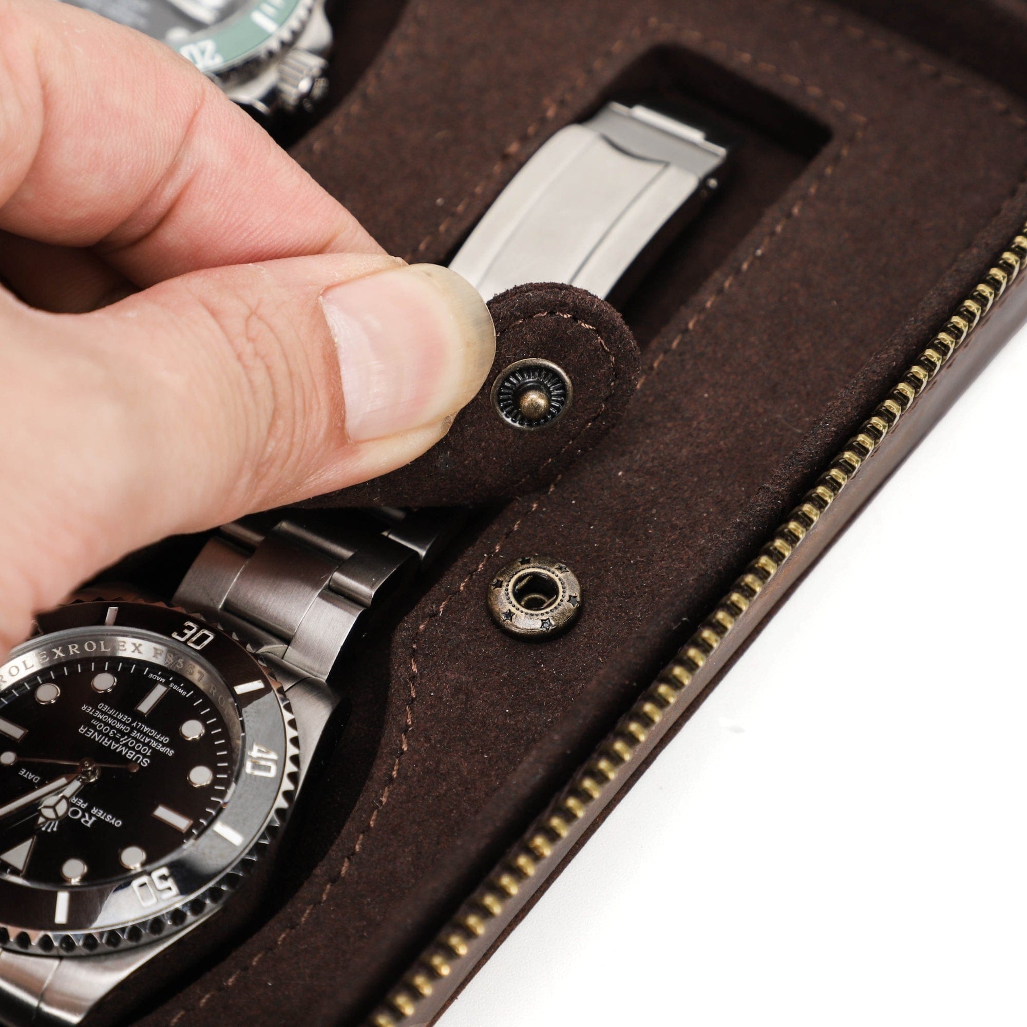 4-Slot Watch Smart Case, Passport Holder and Cards Organiser