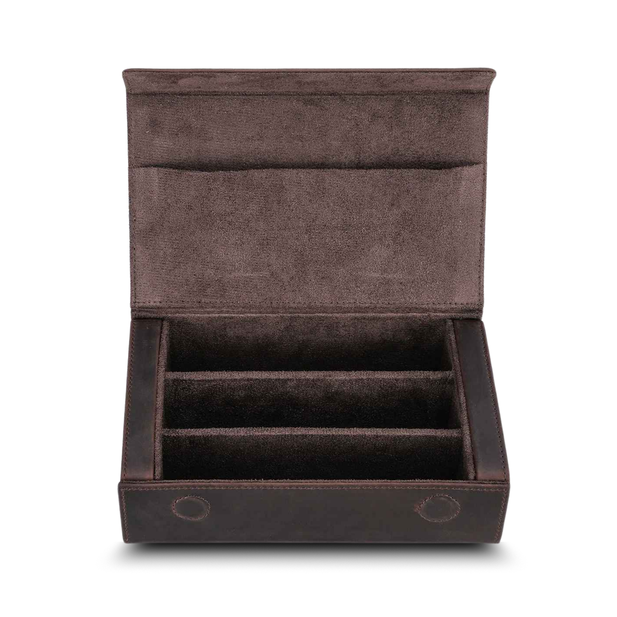 THE DUSTY ROAD – 3-SLOT FULL GRAIN LEATHER EYEWEAR ORGANISER