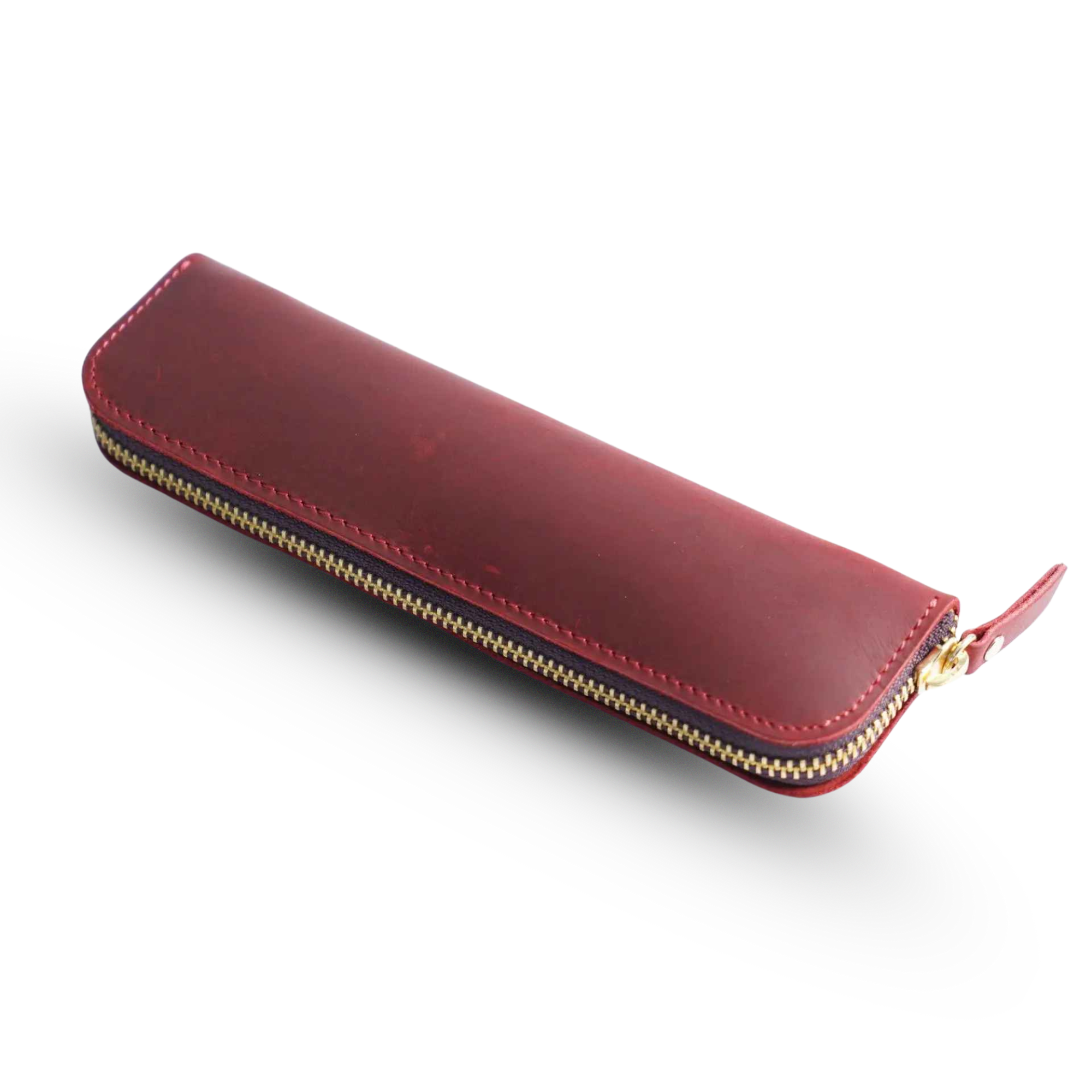 THE FJORD – FULL GRAIN LEATHER ZIPPER PEN CASE