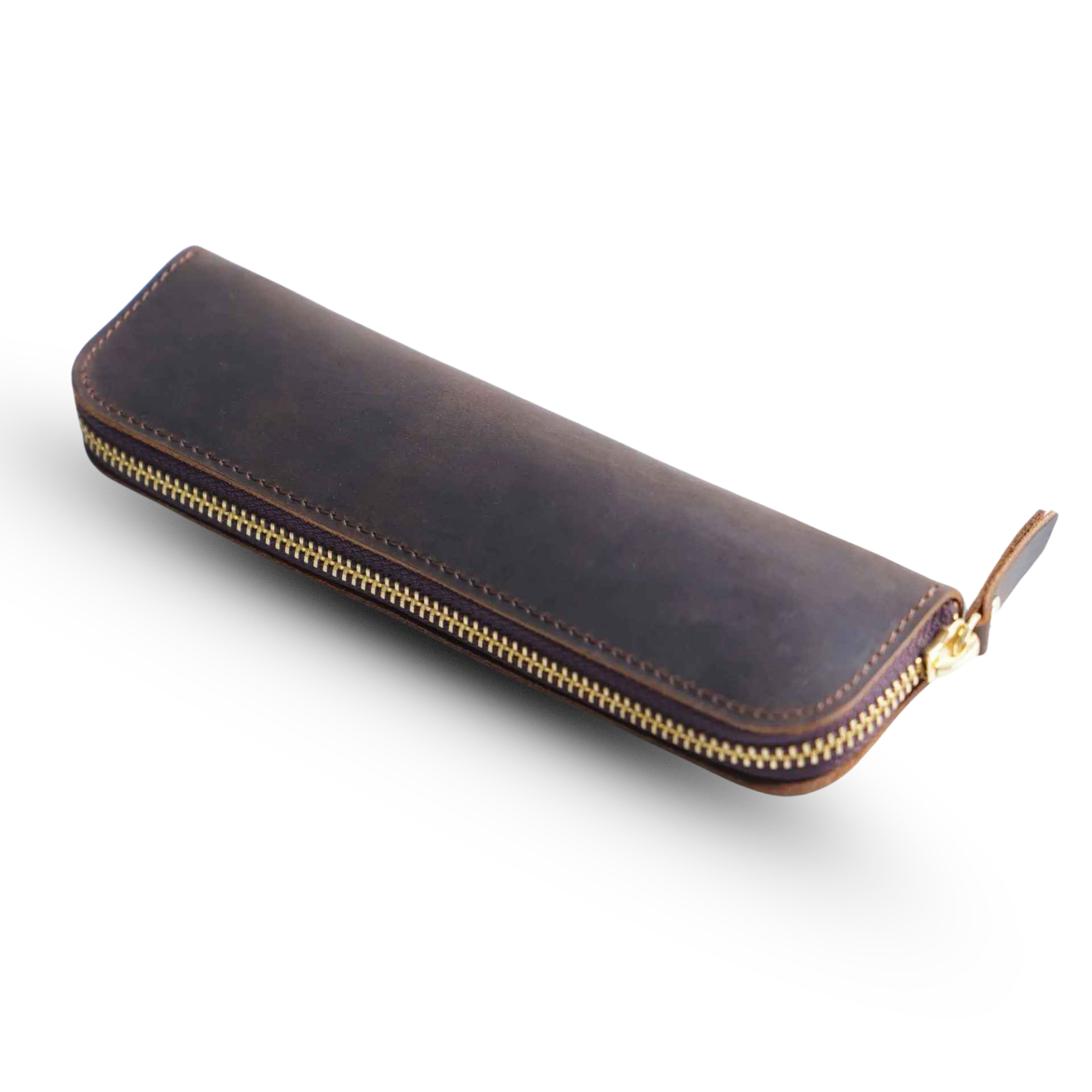 THE FJORD – FULL GRAIN LEATHER ZIPPER PEN CASE