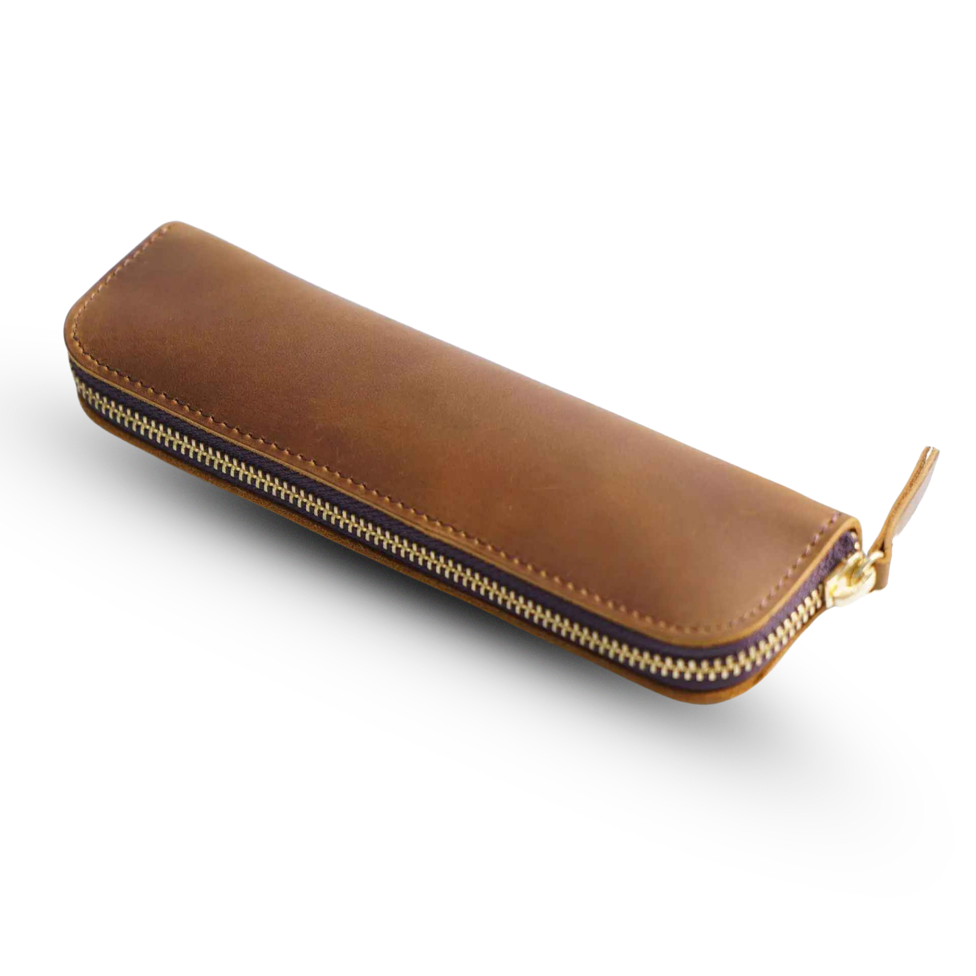 THE FJORD – FULL GRAIN LEATHER ZIPPER PEN CASE