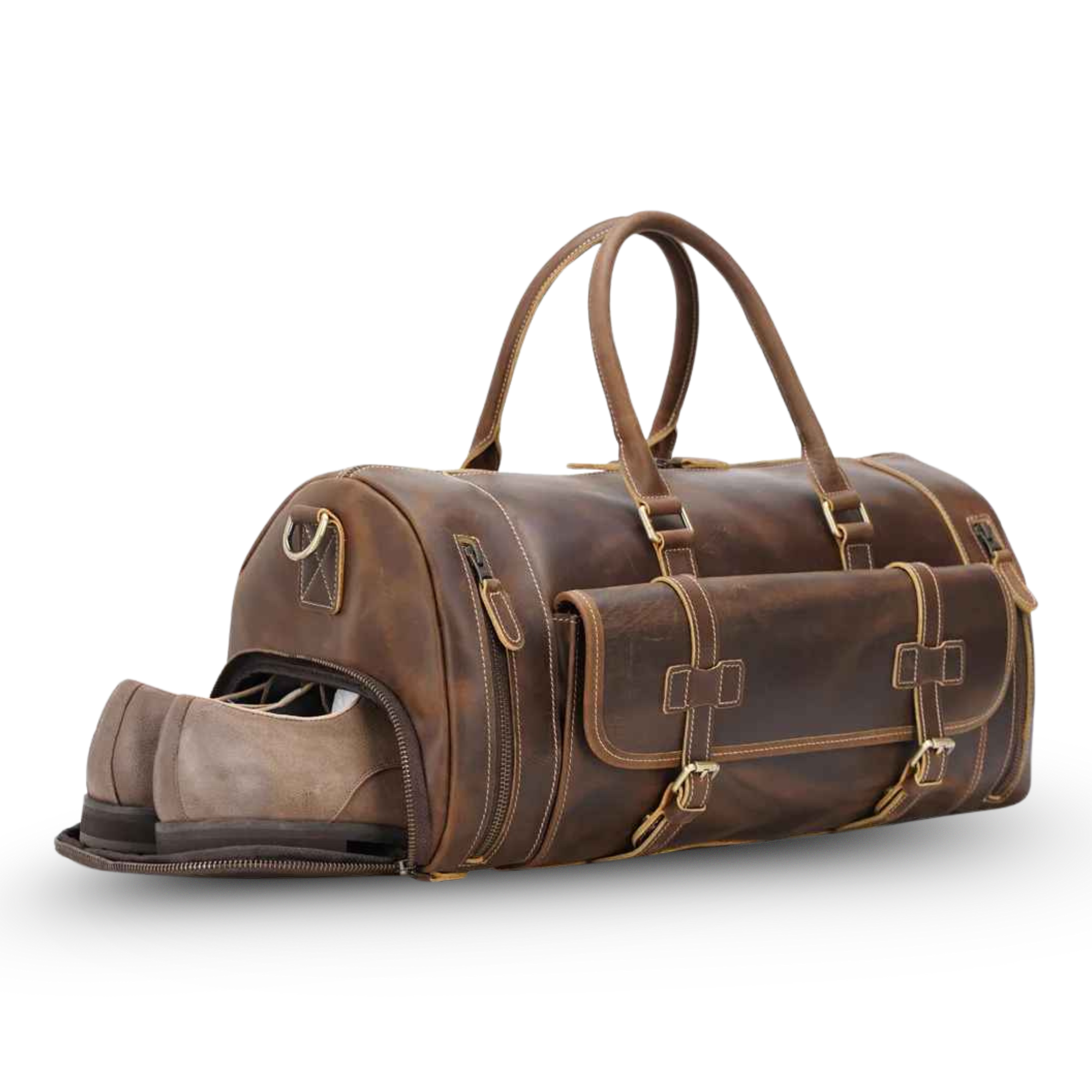 THE FERNWOOD – FULL GRAIN LEATHER DUFFEL BAG
