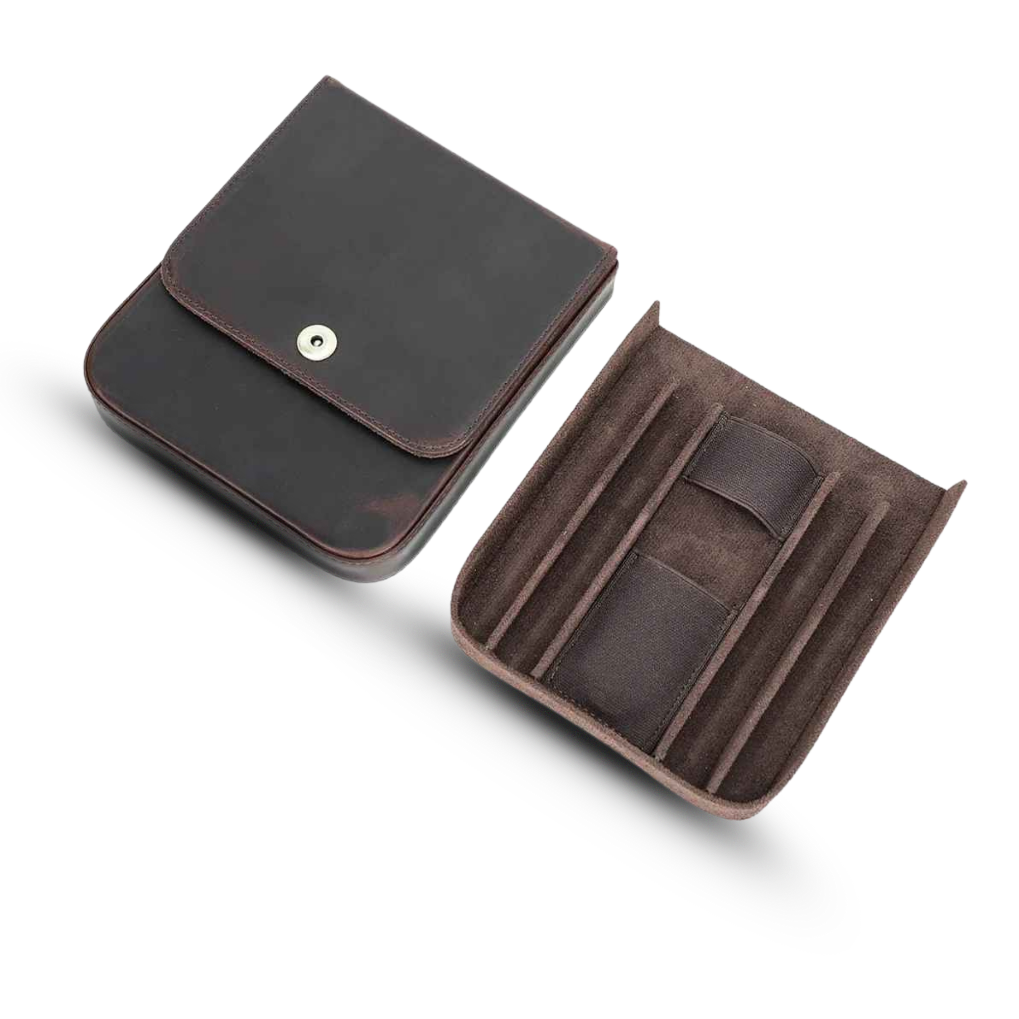 THE ECHO – 4-SLOT COWHIDE LEATHER CIGAR CASE