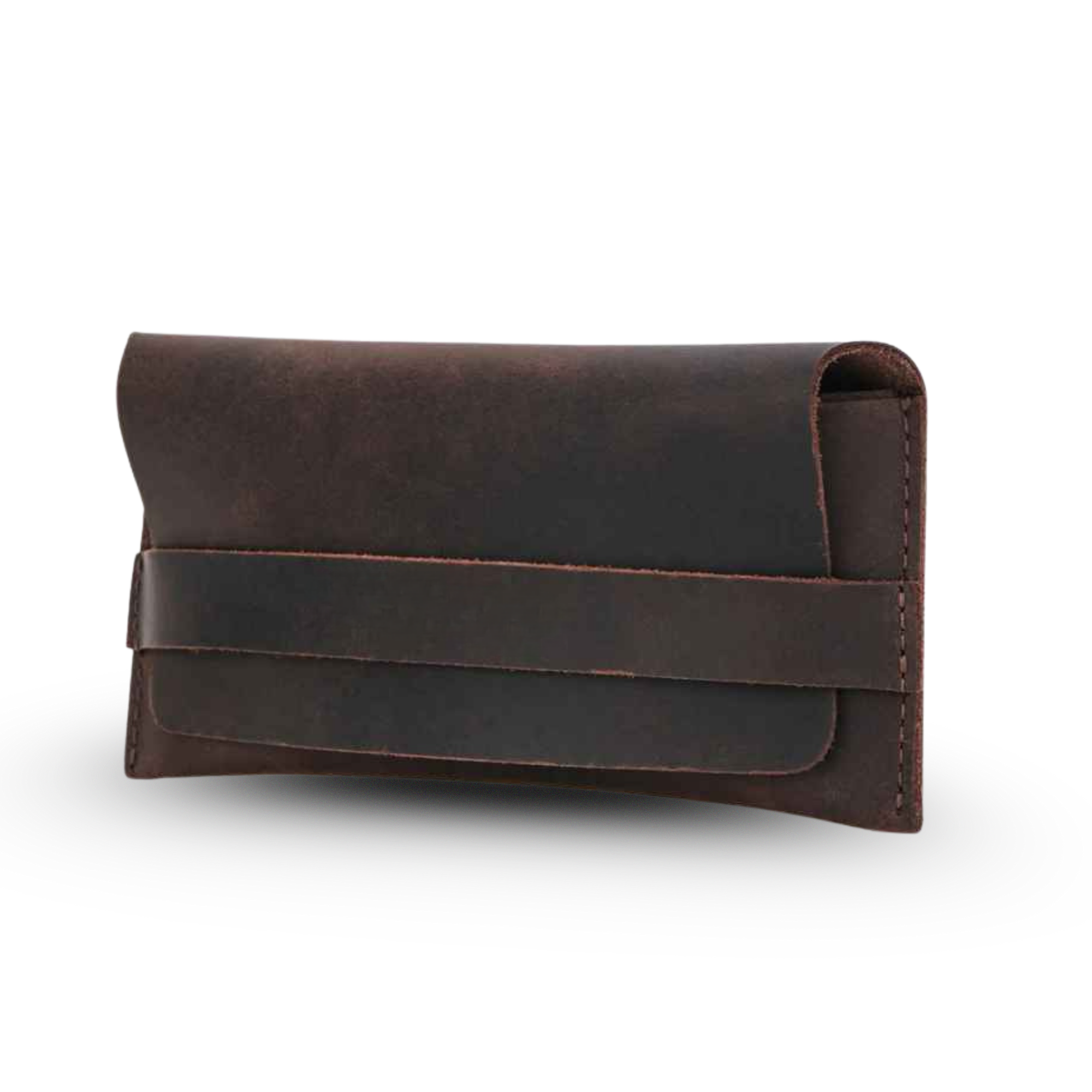 THE CAMPFIRE – SINGLE PAIR COWHIDE LEATHER GLASSES CASE