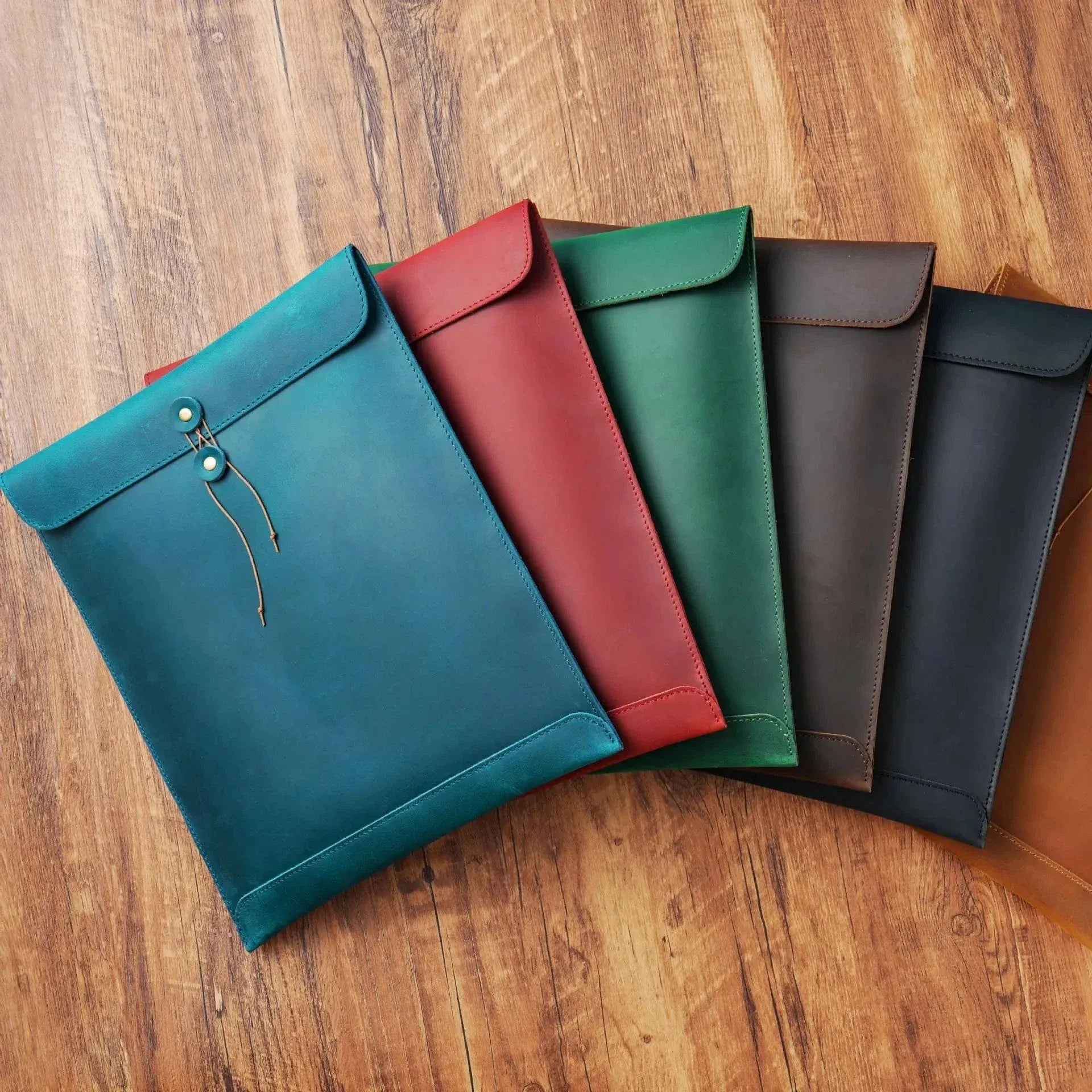 Classic A4 Leather Portfolio Case (with Laser Engraving)
