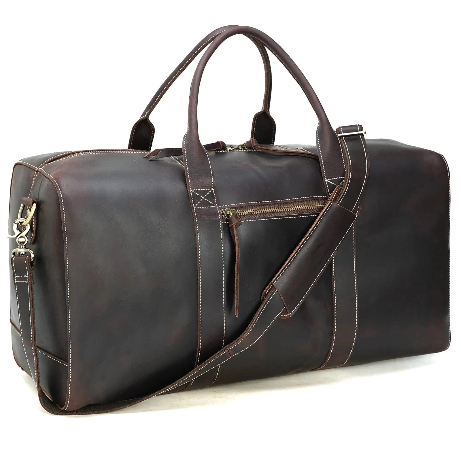 Grainmark Leather 23.2'' Duffel Bag - The Mason